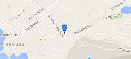Mappa di Lampedusa - Dove siamo